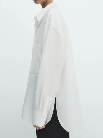 Elegant white blouse for women