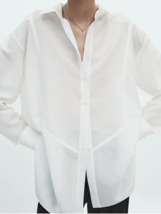 Elegant white blouse for women
